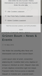 Mobile Screenshot of gruenerbaum-simonswald.de